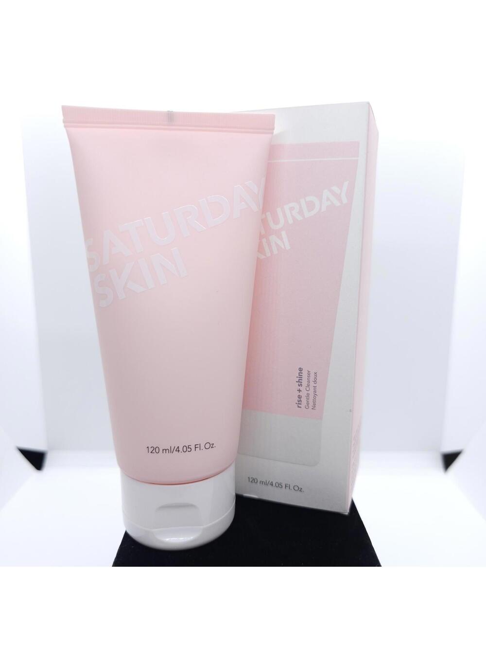 Saturday Skin Rise + Shine Gentle Cleanser With Apple + Peach FULL SZ 4.05oz NEW